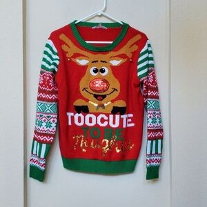 No Boundaries Holiday Sweater.   Size XL